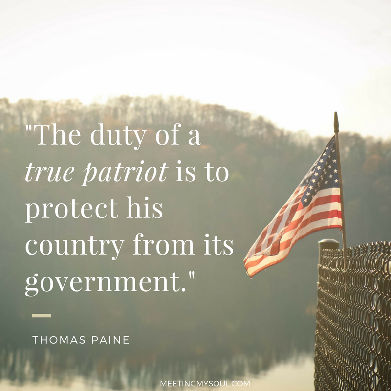 duty of a true american patriot quote