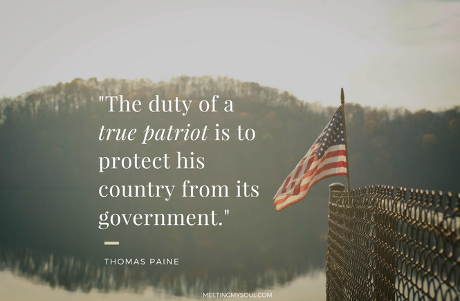what does it mean to be a patriot? quote